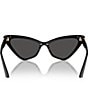 Color:Black - Image 4 - Women's JC5008 55mm Cat Eye Sunglasses