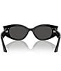 Color:Black - Image 4 - Women's JC5015U 62mm Oval Sunglasses