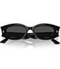 Color:Black - Image 5 - Women's JC5015U 62mm Oval Sunglasses