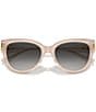 Jimmy Choo Women's JC5018U 54mm Gradient Cat Eye Sunglasses, Color:Opal Beige - Image 5