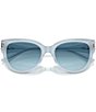 Jimmy Choo Women's JC5018U 54mm Gradient Cat Eye Sunglasses, Color:Opal Blue - Image 5