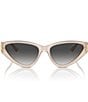 Jimmy Choo JC5019 55mm Cat Eye Sunglasses, Color:Opal Sand - Image 2
