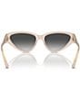 Jimmy Choo JC5019 55mm Cat Eye Sunglasses, Color:Opal Sand - Image 4