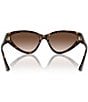 Jimmy Choo Women's JC5019 55mm Havana Cat Eye Sunglasses, Color:Havana - Image 4