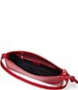 Color:Red - Image 3 - Baguette Shoulder Bag