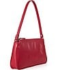 Color:Red - Image 4 - Baguette Shoulder Bag