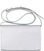 Color:Silver - Image 2 - The Runthrough Metallic Silver Mini Crossbody Bag