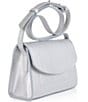 JOANNA MAXHAM The Runthrough Metallic Silver Mini Crossbody Bag, Color:Silver - Image 4