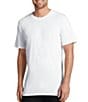 Color:White - Image 2 - Signature Pima Cotton Crewneck T-Shirts 3-Pack
