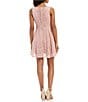 Jodi Kristopher Two-Tone Lace A-line Dress | Dillards