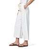 Joe's Jeans Addison Drawstring Wide Leg Ankle Length Pants, Color:White - Image 4