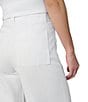 Joe's Jeans Addison Drawstring Wide Leg Ankle Length Pants, Color:White - Image 6