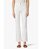 Color:White - Image 1 - The Callie High Rise Cropped Flare Jean