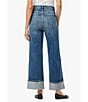 Color:First Bite - Image 2 - Trixie Denim Cuffed Wide Leg Ankle Length Jeans