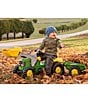 John Deere Pedal Tractor with Loader, Color:Green - Image 2