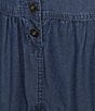 John Mark Denim Elastic Back Tiered A-Line Skirt - Image 3