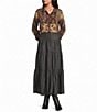 John Mark Denim Elastic Back Tiered A-Line Skirt - Image 3