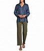 John Mark Denim Frey Hem Straight Leg Jean - Image 3