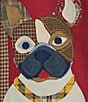 John Mark Denim Mixed Patch Panel Dog Print Point Collar Long Sleeve Button Front Jacket - Image 5