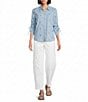 John Mark Five Pocket Barrel Style Ankle Jeans - Image 3