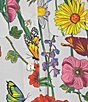 Color:Floral Multi - Image 3 - Floral Print Point Collar Short Sleeve Button Front Dress