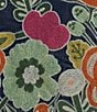 Color:Medium Denim - Image 4 - Hand Stitch Floral Embroidered Point Collar Long Sleeve Button Front Denim Jacket