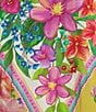 John Mark Mixed Floral Print 3/4 Sleeve Open Front Kimono, Color:Floral Multiple - Image 6