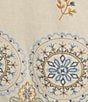 John Mark Petite Size Multi Floral Mandala Embroidery Open-Front Hooded Vest - Image 6