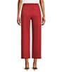 John Mark Petite Size Pintuck Detailed Wide Leg Pants, Color:Red Clay - Image 2
