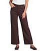 John Mark Petite Size Woven Wide Leg Jeans - Image 1