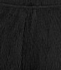 John Mark Plus Size Coordinating Ribbed Chenille Pull-On Wide-Leg Pants, Color:Black - Image 4
