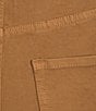 John Mark Plus Size Cotton-Blend Straight Leg Pants, Color:Rich Camel - Image 6