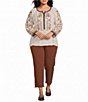 John Mark Plus Size Denim Straight Leg Ankle Jeans - Image 3