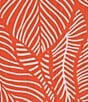 John Mark Plus Size Embroidered Allover Tropical Leaf Print Split V-Neck 3/4 Sleeve Tunic, Color:Leaf Print - Image 6