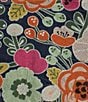 Color:Medium Denim - Image 4 - Plus Size Hand Stitch Floral Embroidered Point Collar Long Sleeve Chest Flap Pocket Button Front Denim Jacket