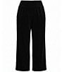 John Mark Plus Size Velvet Wide Leg Smocked Waist Pull-On Pants - Image 5