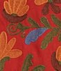 John Mark Plus Size Woven Floral Embroidered Long Sleeve Open-Front Jacket - Image 4