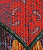 John Mark Quilted Vintage Mixed Print Stand Collar Long Sleeve Open Front Reversable Jacket - Image 4