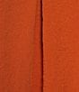 John Mark Solid Woven 3/4 Sleeve Wire Collared Button Front Patch Pocket Camp Shirt, Color:Spice - Image 6