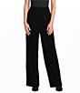 John Mark Velvet Wide Leg Smocked Waist Pull-On Pants - Image 1