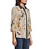John Mark Western Novelty Point Collar Long-Roll Tab Sleeve Snap Front Shirt - Image 3