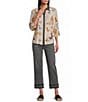 John Mark Western Novelty Point Collar Long-Roll Tab Sleeve Snap Front Shirt - Image 5