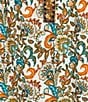 John Mark Woven Embroidered Lace Mix Floral Print Split Round Neck 3/4 Sleeve Tunic - Image 5