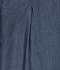 John Mark Woven Flat Front Wide Leg Pants - Image 4