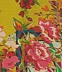 John Mark Woven Floral Multi Print Point Collar Long Sleeve Button Front Top - Image 6