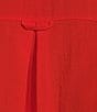 John Mark Woven Solid Wire Collar Short Sleeve Button Front Shirt - Image 4