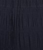 John Mark Woven Textured Tiered Belted Skirt - Image 4