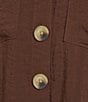 John Mark Woven Wire Collar 3/4 Sleeve Button /Front Shirt - Image 6