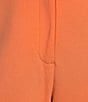 Color:Apricot - Image 4 - Plus Size Crepe Tie Front 2-Piece Jacket & Pant Set