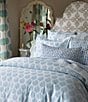 John Robshaw Anju Medallion Print Bolster Decorative Pillow - Image 2